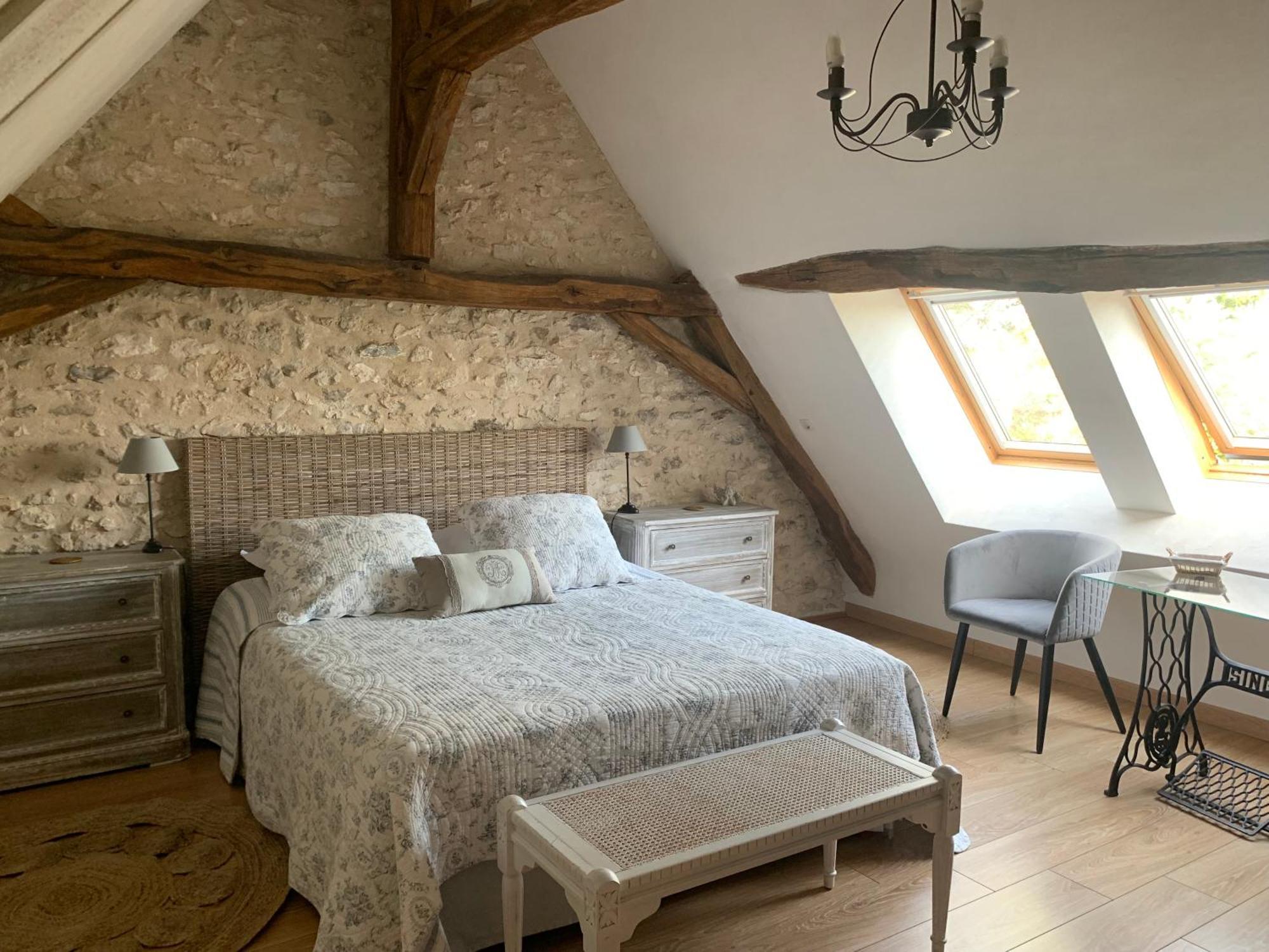 La Bihourderie Bed & Breakfast Azay-sur-Indre Bagian luar foto